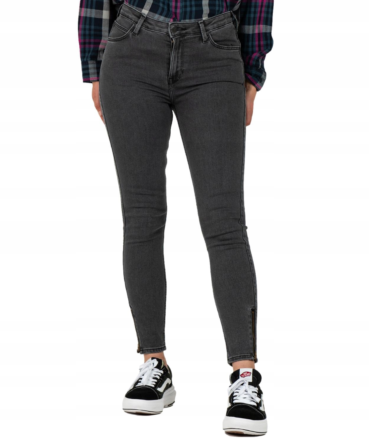 Jeansy Lee Scarlett High Zip L31BODD42 Moody 28/29