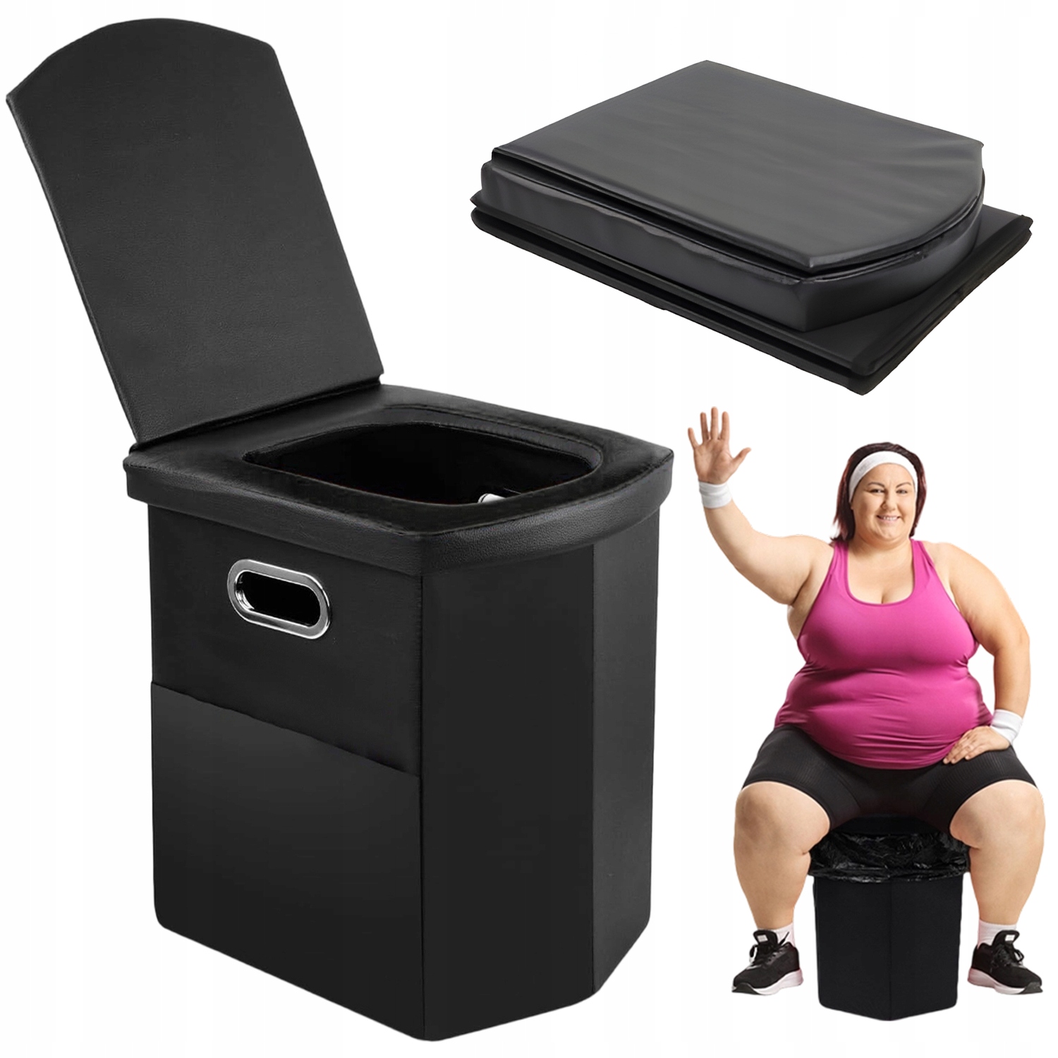 Přenosná Turistická Toaleta Pro Kempování, Skládací Sáčky Do Karavanu Stan