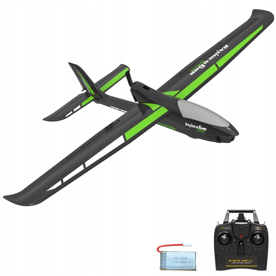 VolantexRC Ranger 600 Stunt z żyroskopem Xpilot 761-2SBRB2 RTF Kolor czarny