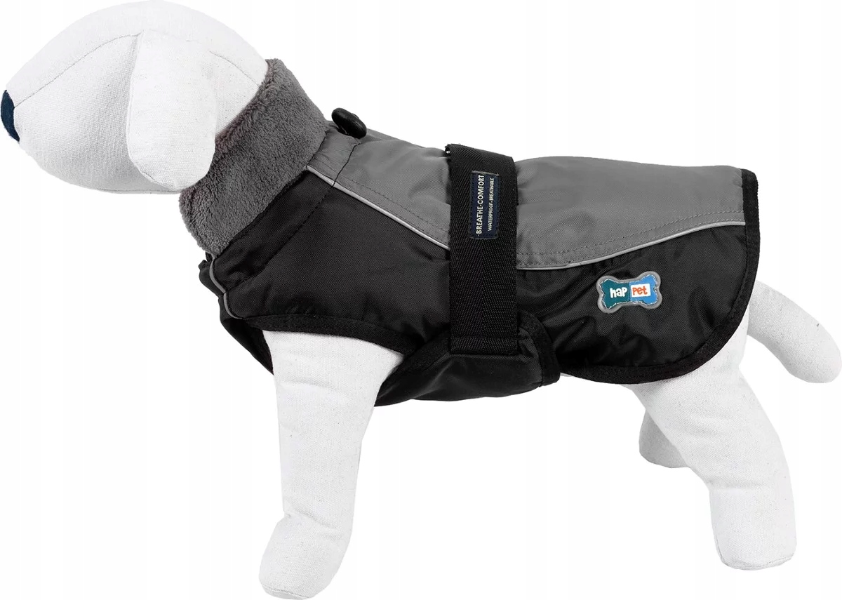 Levně Bunda pro psa Happet 354C šedá L-55 cm