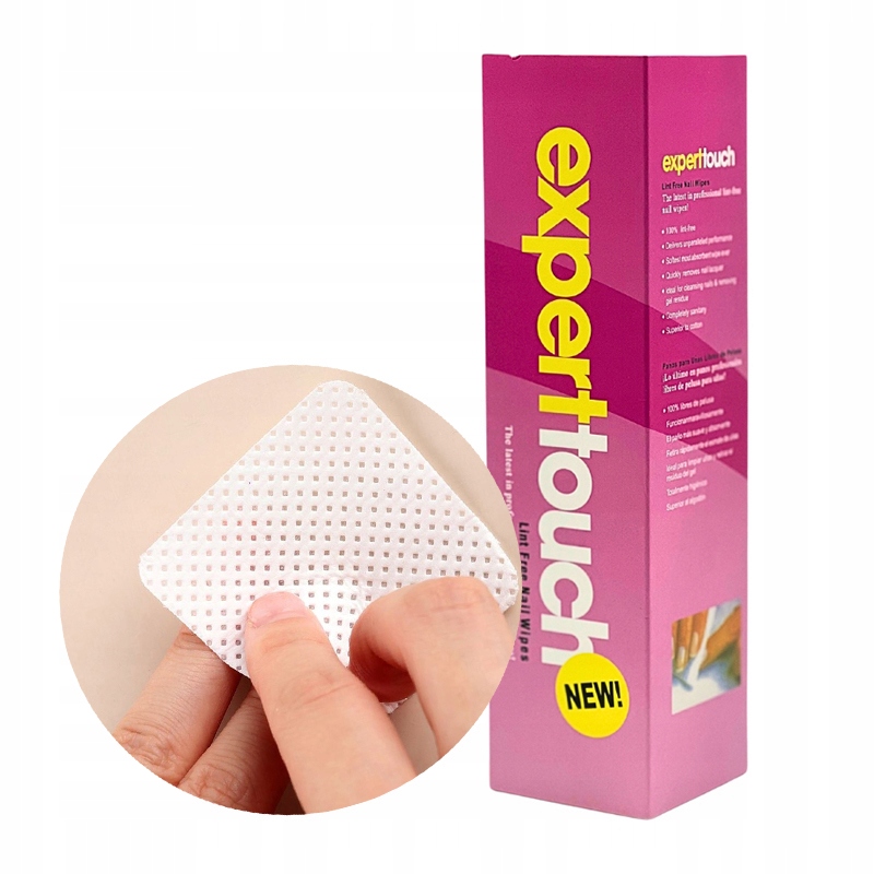 

Waciki bezpyłowe białe Expert Touch 500 sztuk