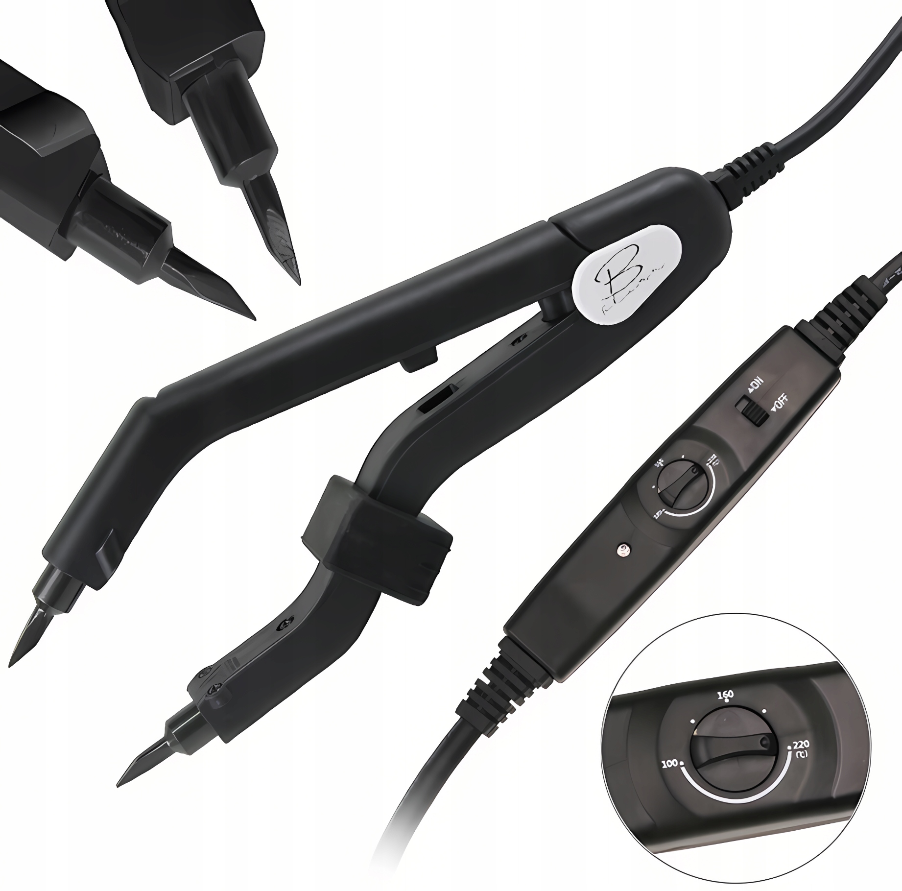 Svařovací stroj na prodlužování vlasů Mini keramický hrot lepení Keratin