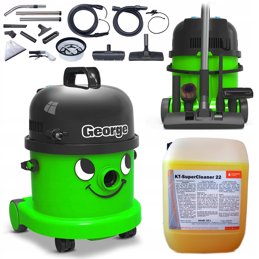 ODKURZACZ PIORĄCY NUMATIC GVE370-2 GEORGE + 10L KT