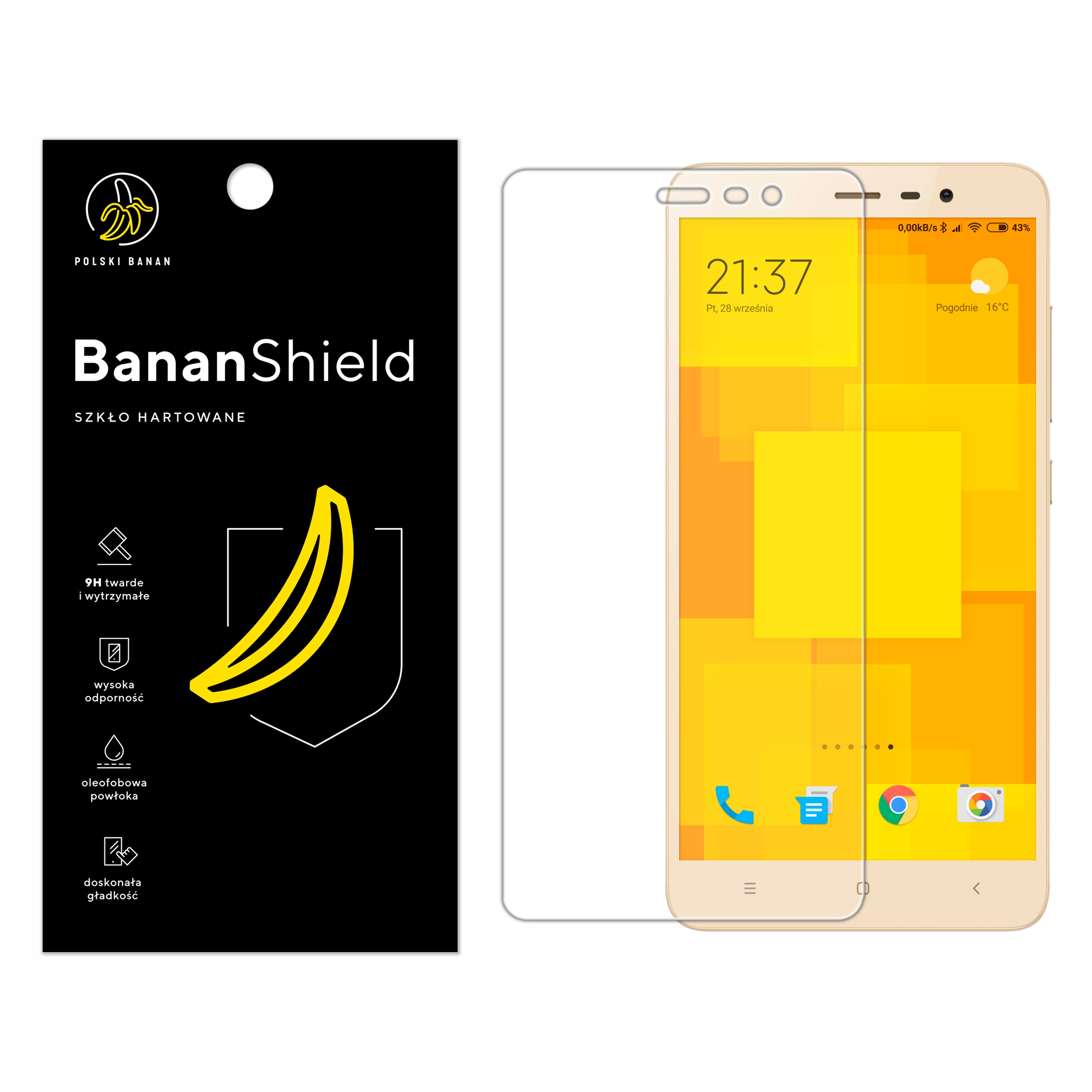 

Szkło Hartowane 9H do Xiaomi Redmi Note 3 Eu Kate