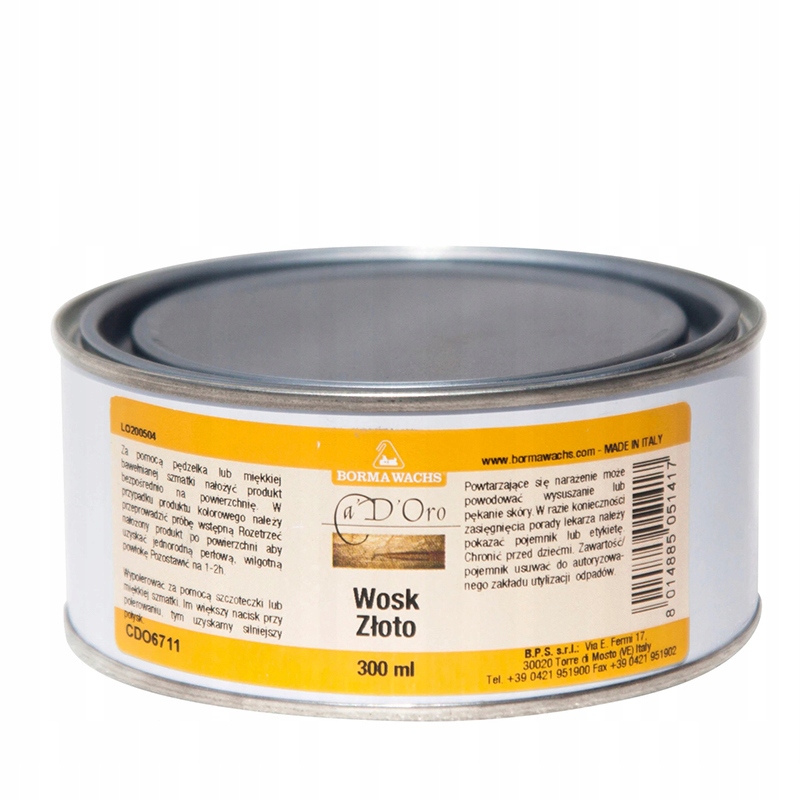 300ml zlatá pasta Borma Wachs