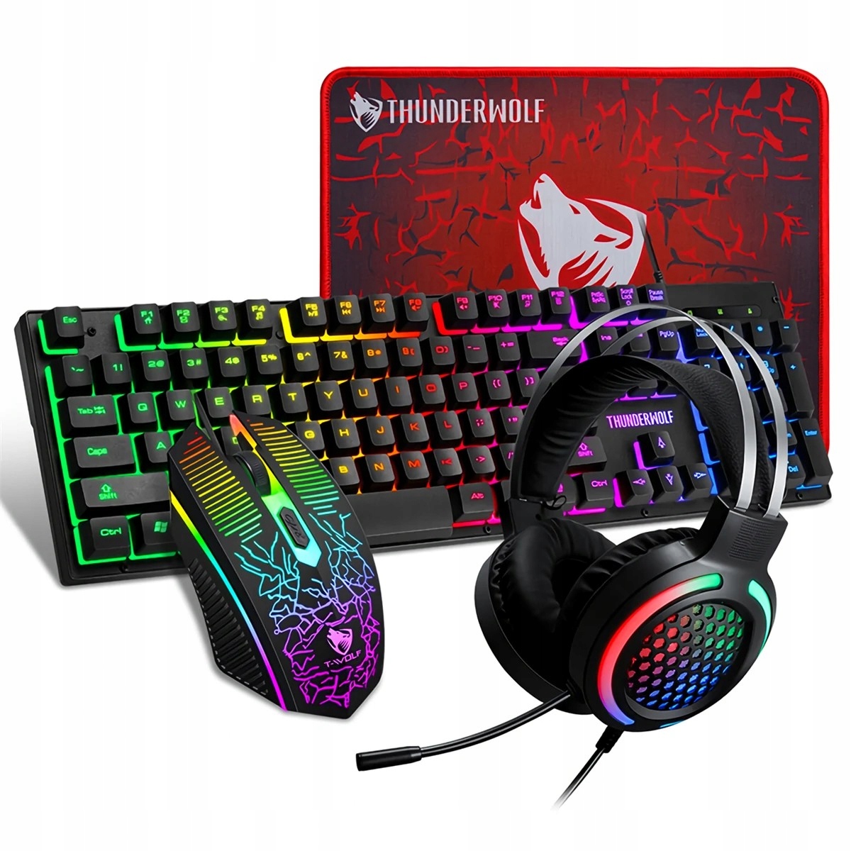 Extralink Gaming Set TF400 4in1 Sada klávesnica myš slúchadlá po