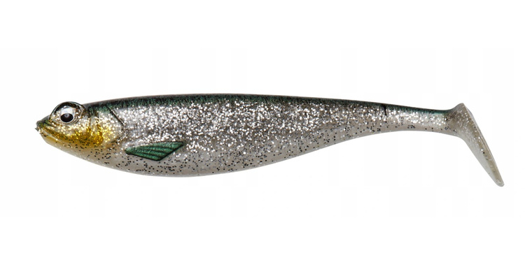 D Guma Shadster 9CM 7.2G Silver Shiner 1szt Effz