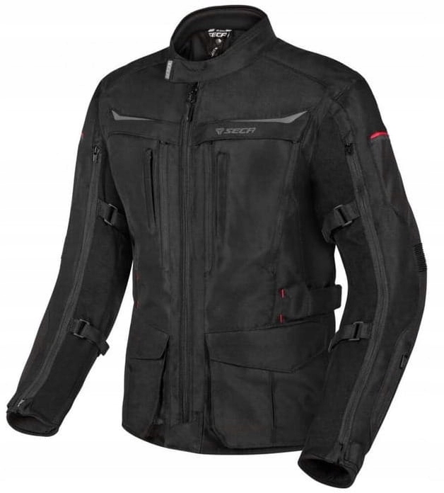 Seca Discovery Černá Pánská Textilní Motocyklová Bunda, Černá