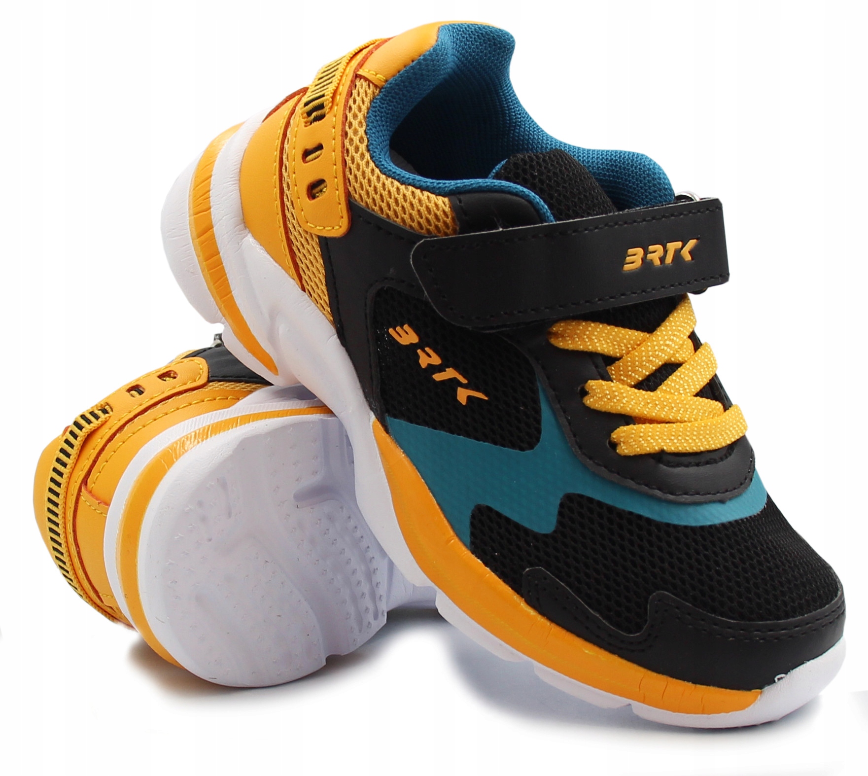 

Buty Sportowe Czarne Pomarańcz Bartek 15449004 28