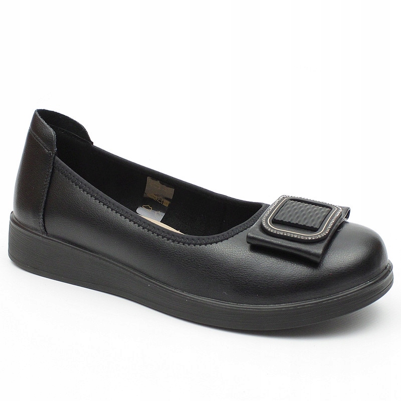 Loretta Vitale W9918A Černé Baleríny Kůže vel. 38