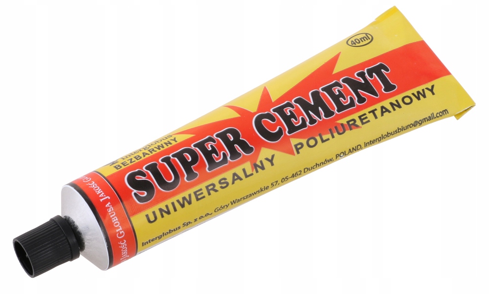 

Klej Cement 40ml Uniwersalny Wodoodporny