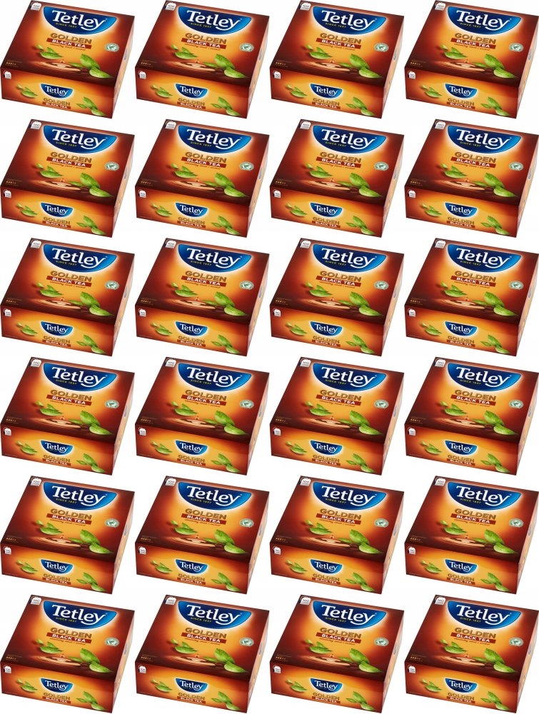 Herbata Expresowa Tetley Golden Black 100 szt Torebki x24