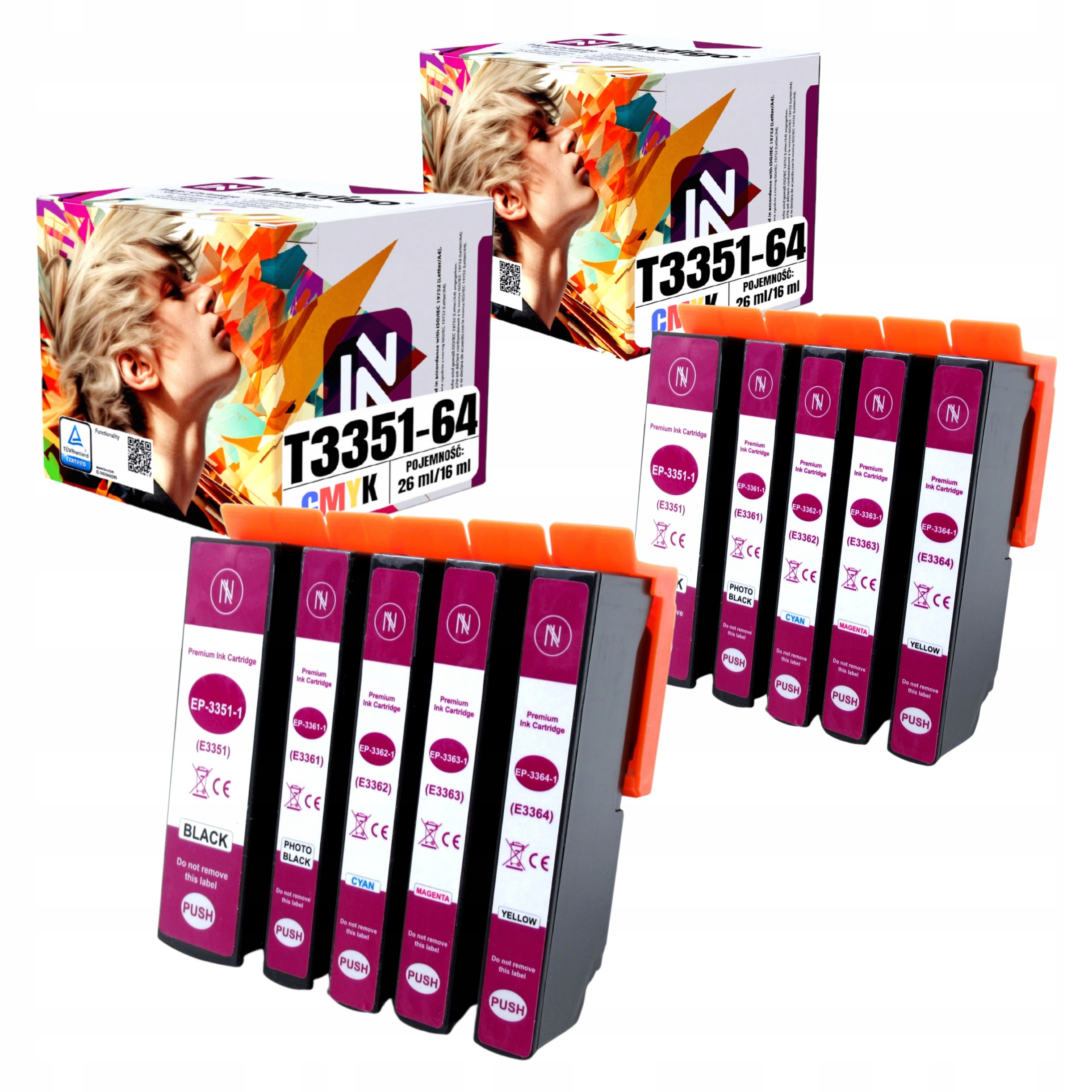 10x Inkoust Pro Epson XP530 XP630 XP830 XP900 XP7100