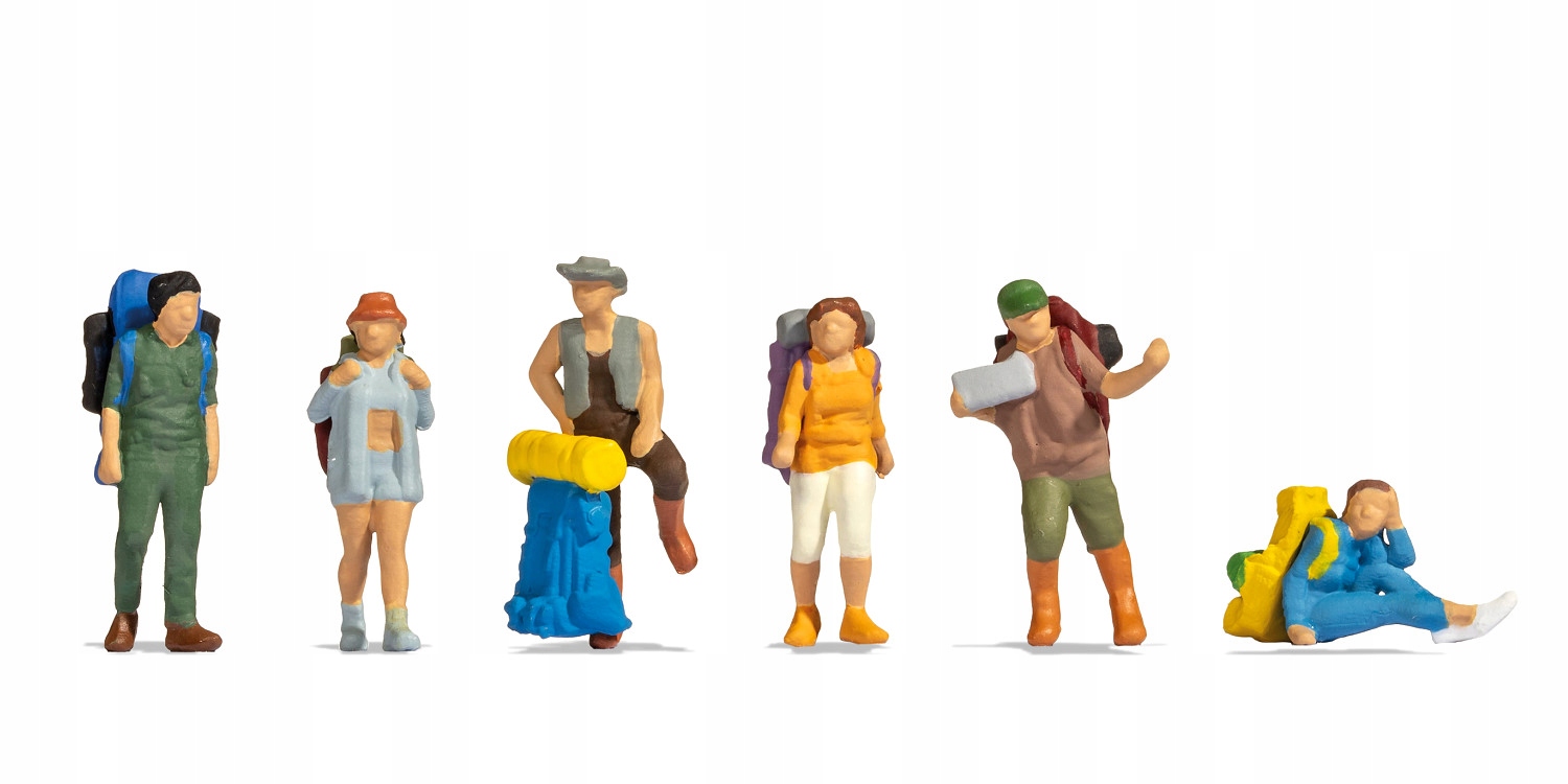 Noch 15247 Figurky (Backpackeři a stopaři) stupnice Ho