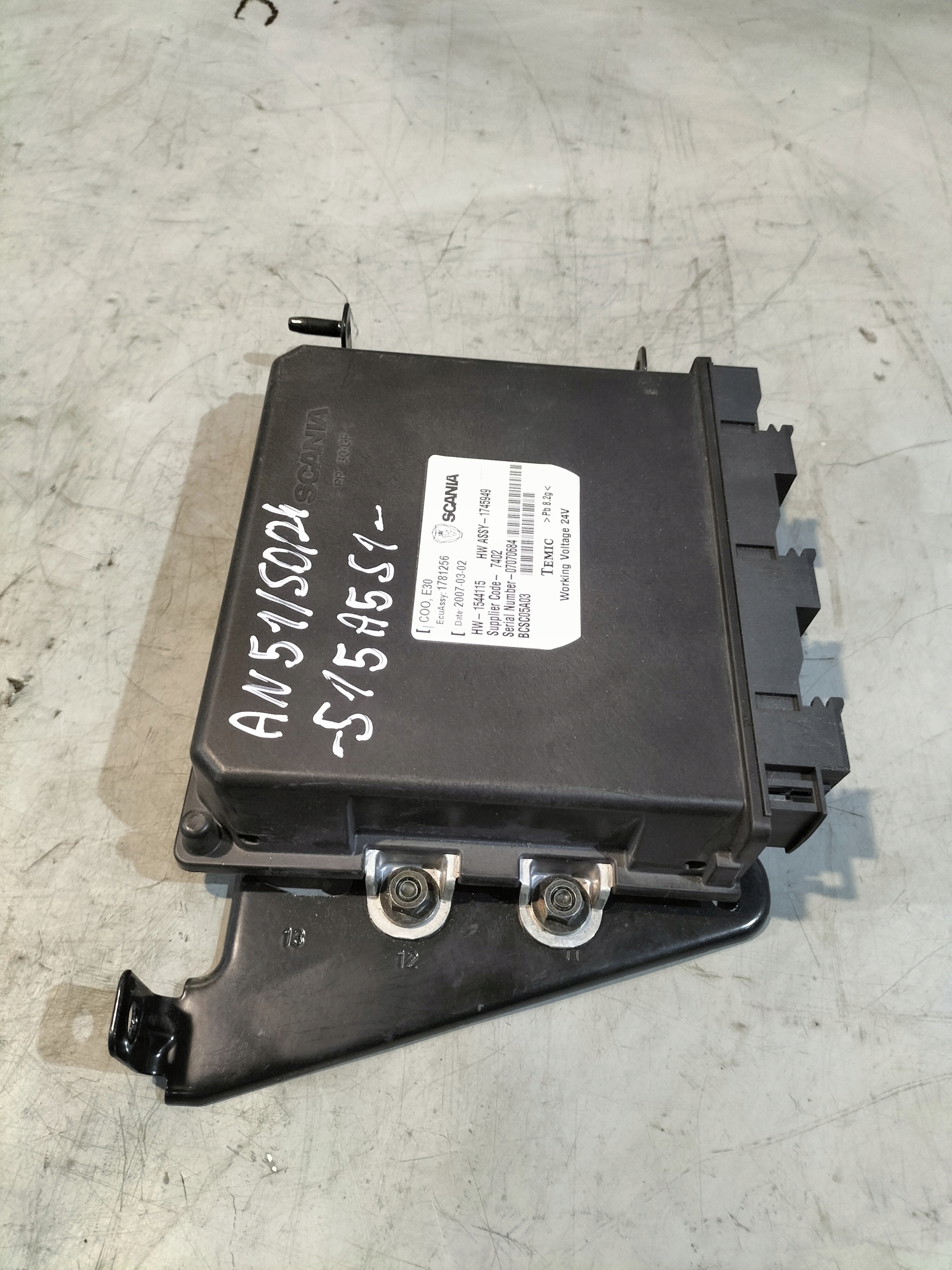 control unit COO, E30 Temic Scania R