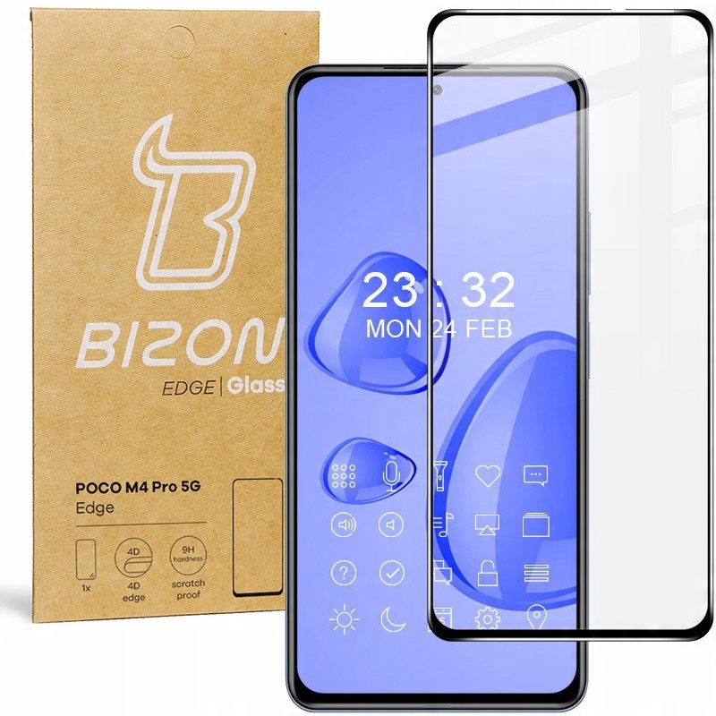 

Szkło hartowane Bizon Edge do Poco M4 Pro 5G