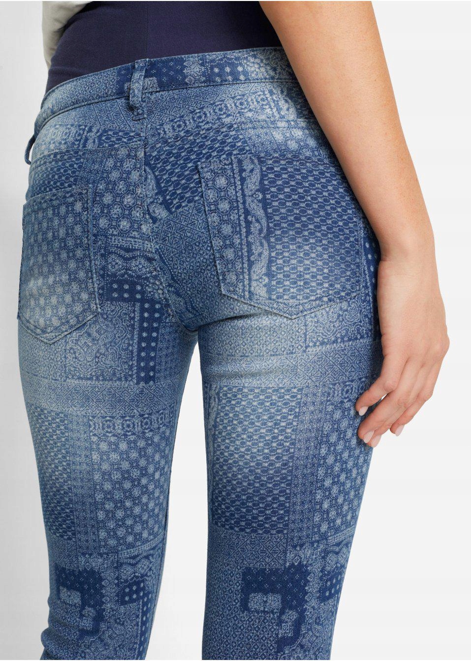 44 JEANSY CIĄŻOWE Kolor niebieski