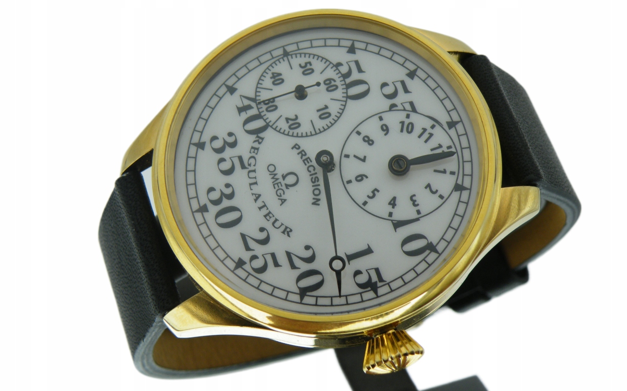 OMEGA REGULATOR ZŁOCONA PIĘKNA PASÓWKA W STALI
