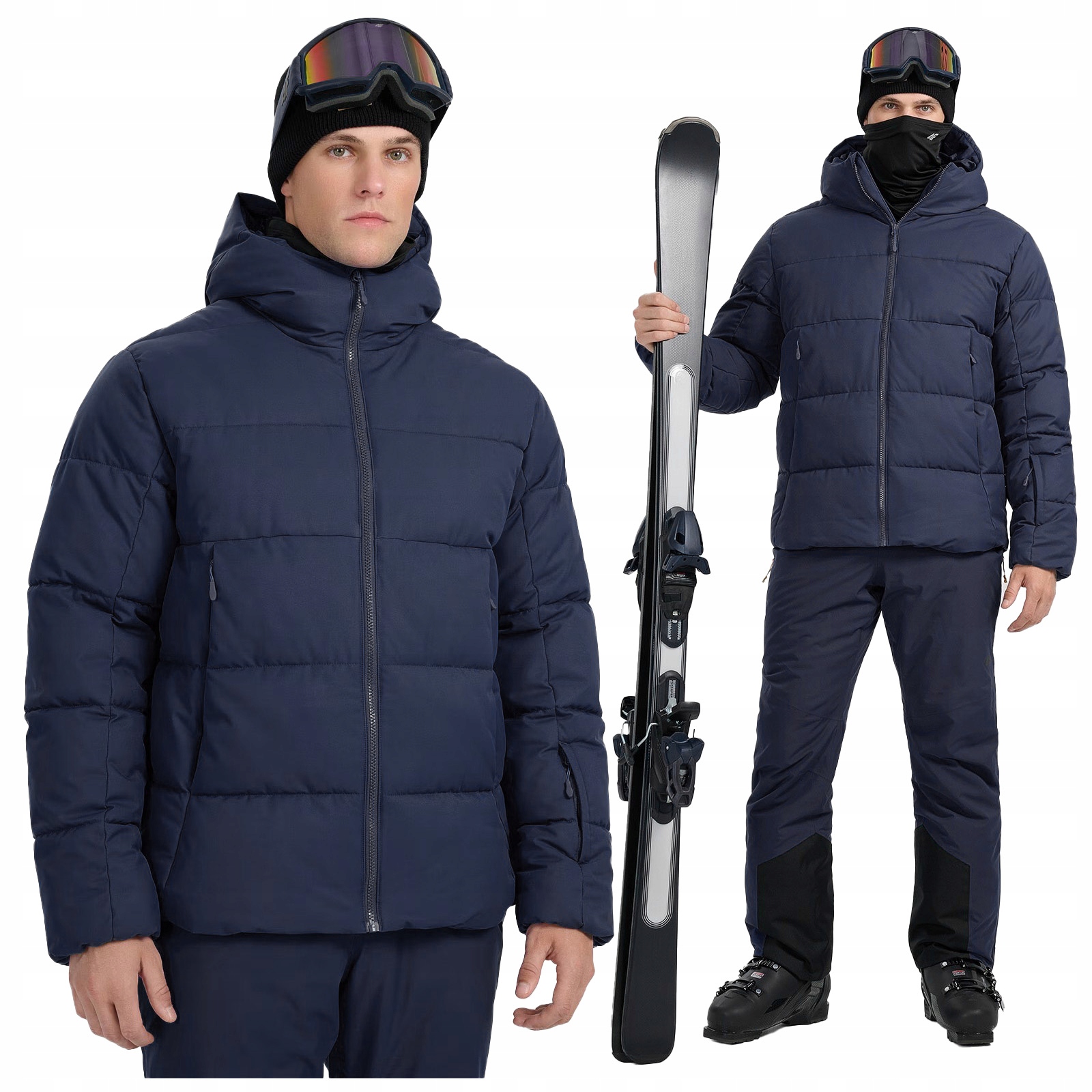 Kurtka narciarska męska 4F NeoDry 5000 wodoodporna JAM0788 ocieplana XXL