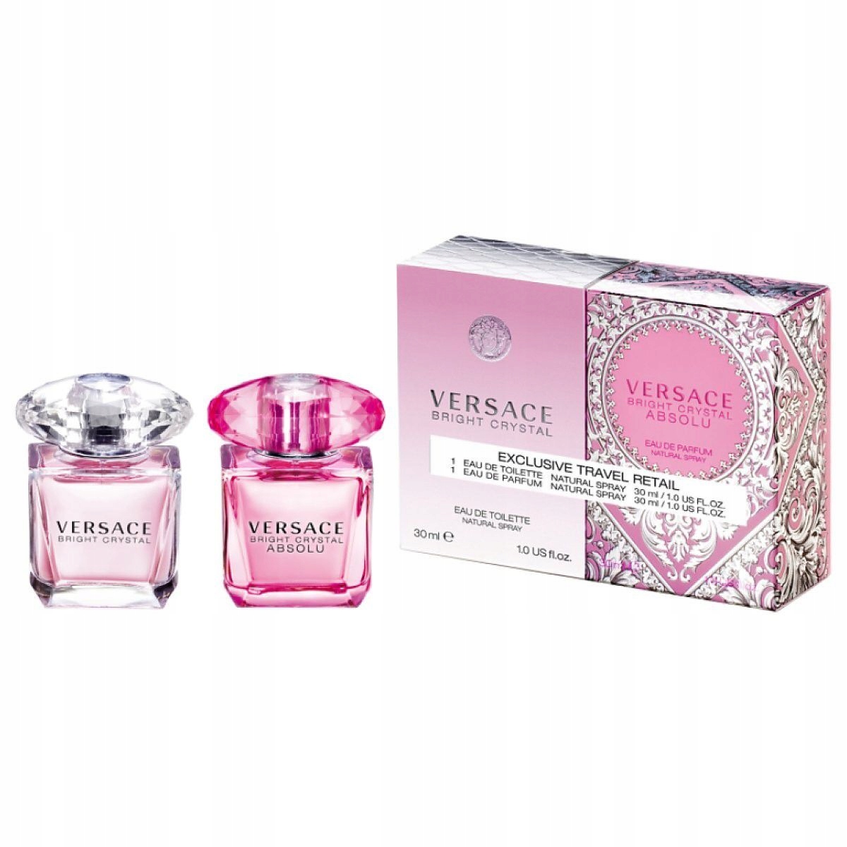 Versace Dárková Sada Exclusive Travel Retail Bright Crystal (toalová Voda)