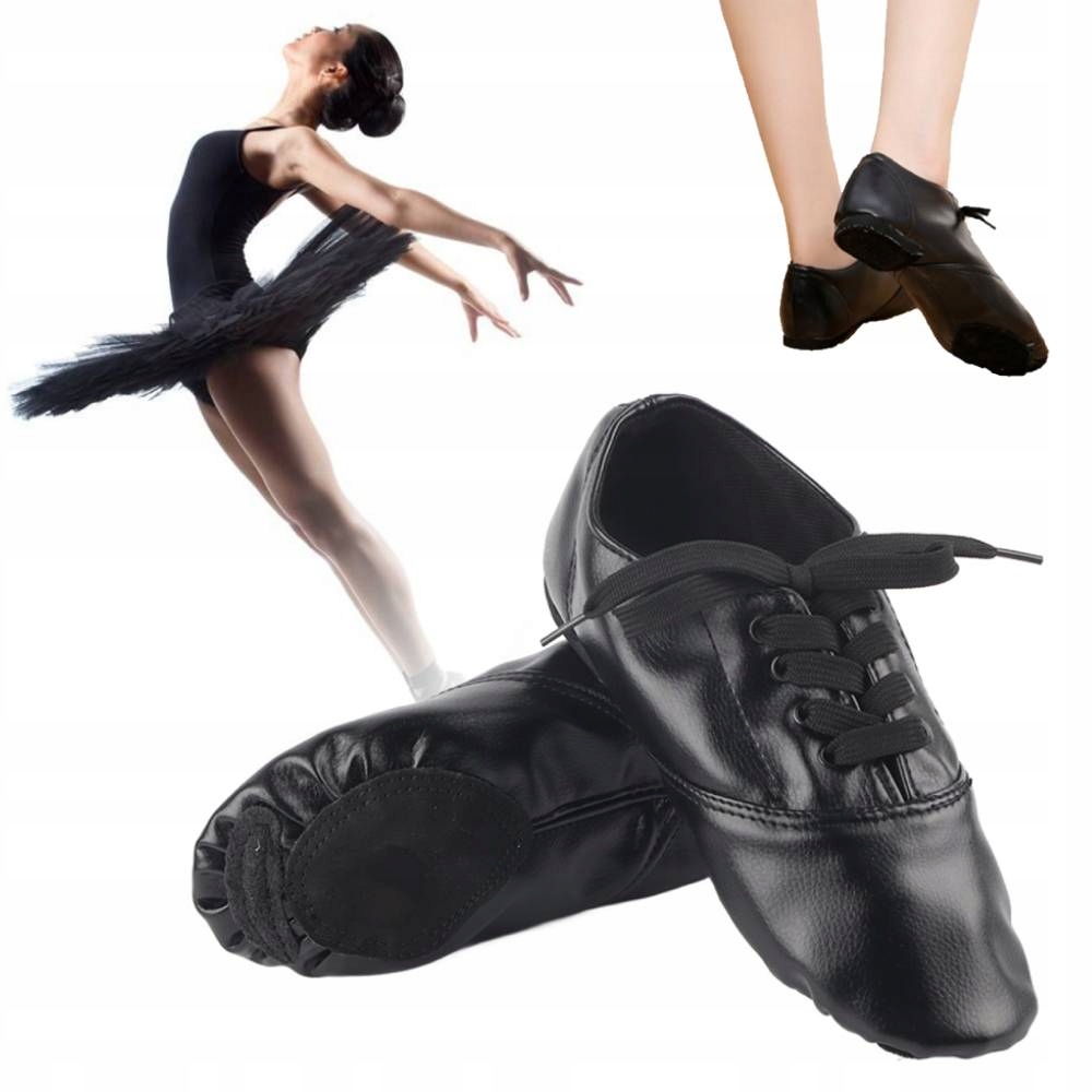 Buty Do Tańca Jazzówki Odzież R37 Czarny