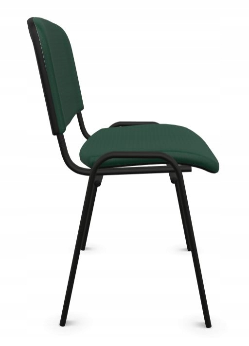 KRZESŁO DO POCZEKALNI TAPICEROWANE ISO C. ZIELONE Głębokość mebla 42.5 cm