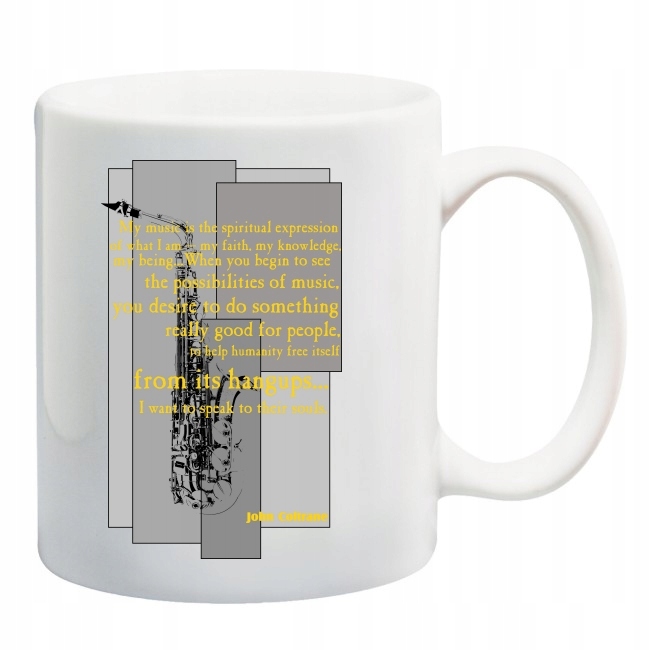 KUBEK jazz MILES DAVIS TRĄBKA MUZYKA SAXOFON WZORY Marka inna