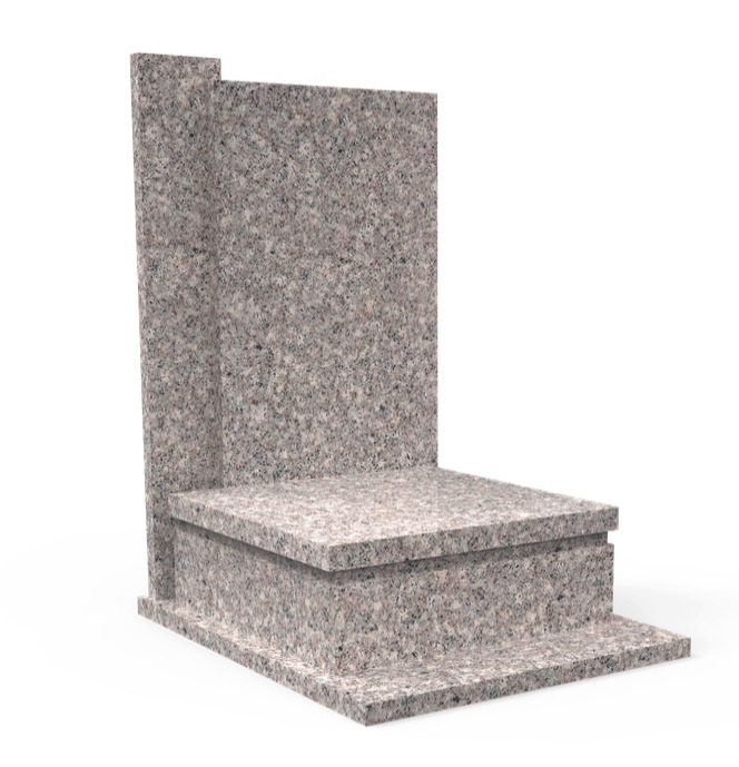 Granitový náhrobek Urnový Premium Památník Granit Bronz Královský