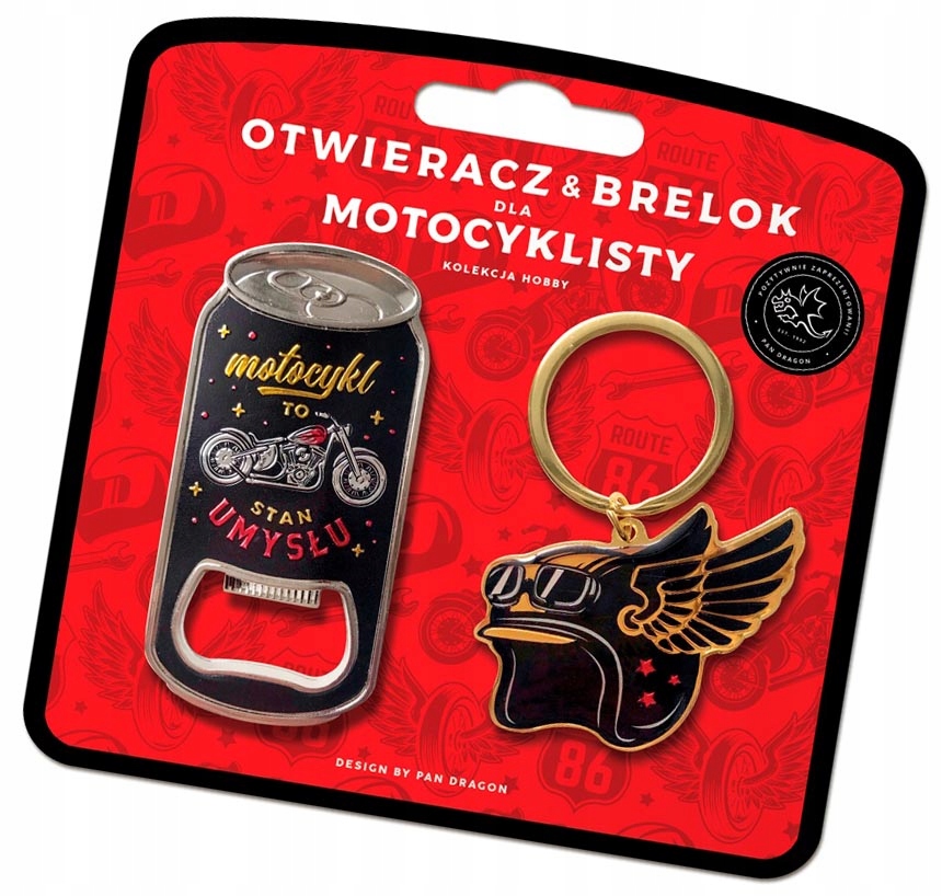 

Brelok i otwieracz dla motocyklisty