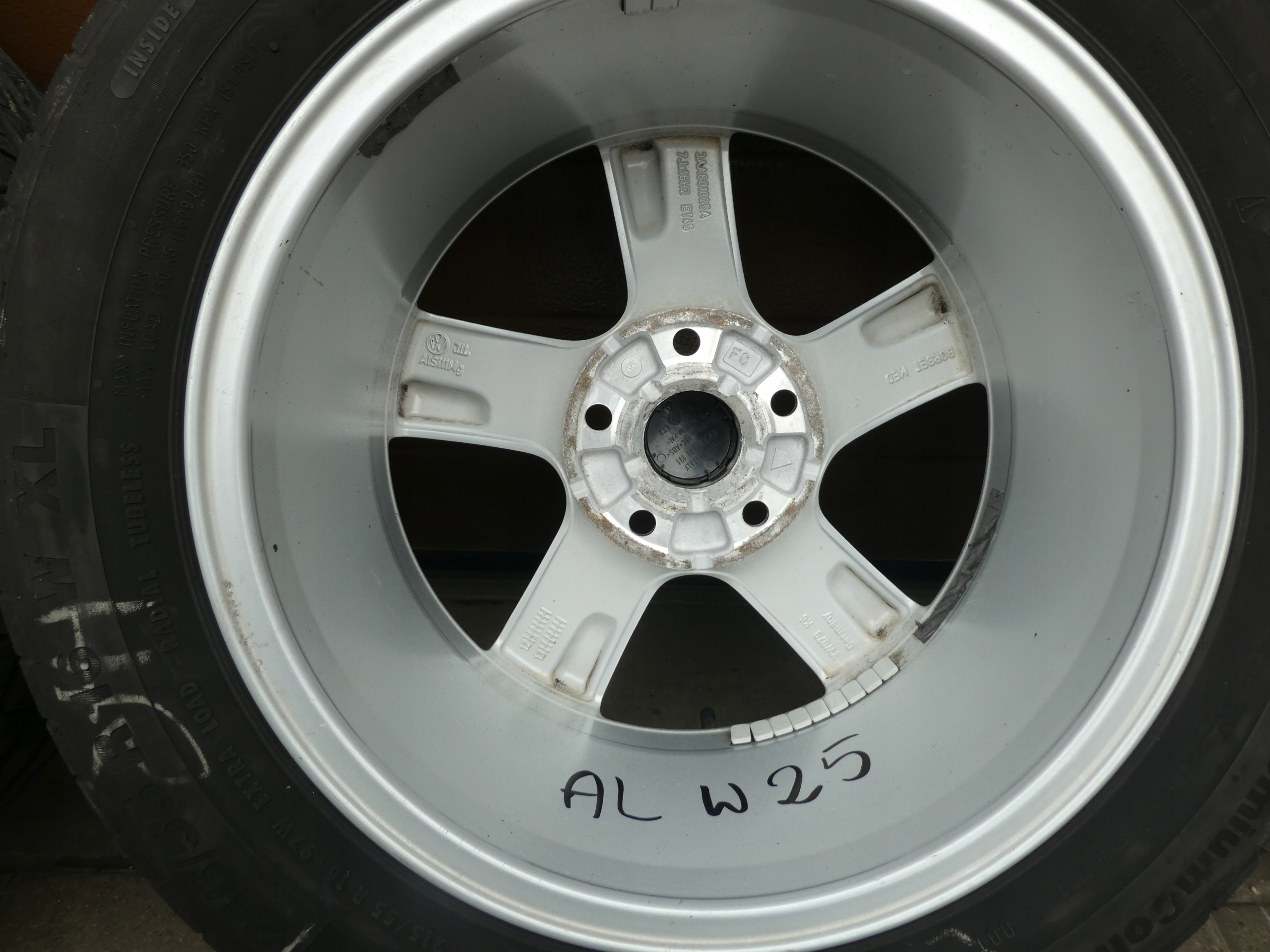 wheels discs disc 215/55 R16 VW PASSAT B6 3AA601025A 5X112