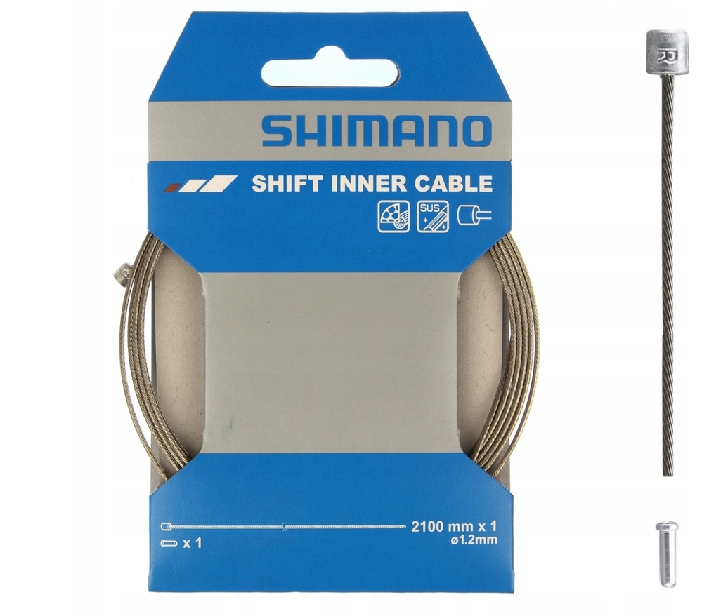 Linka przerzutki Shimano Sus Ø1,2 x 2100 mm