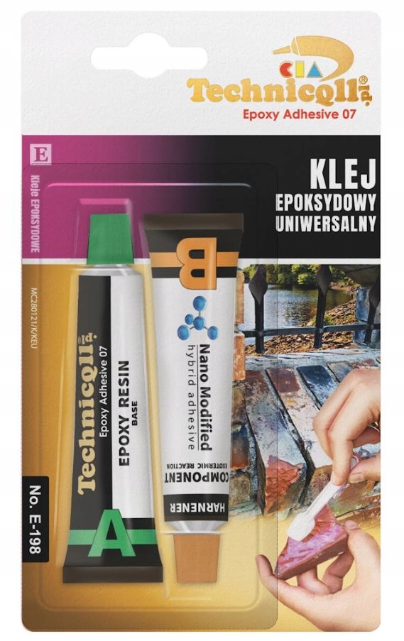 Technicqll Klej Uniwersalny Epoksydowy 2x20ml