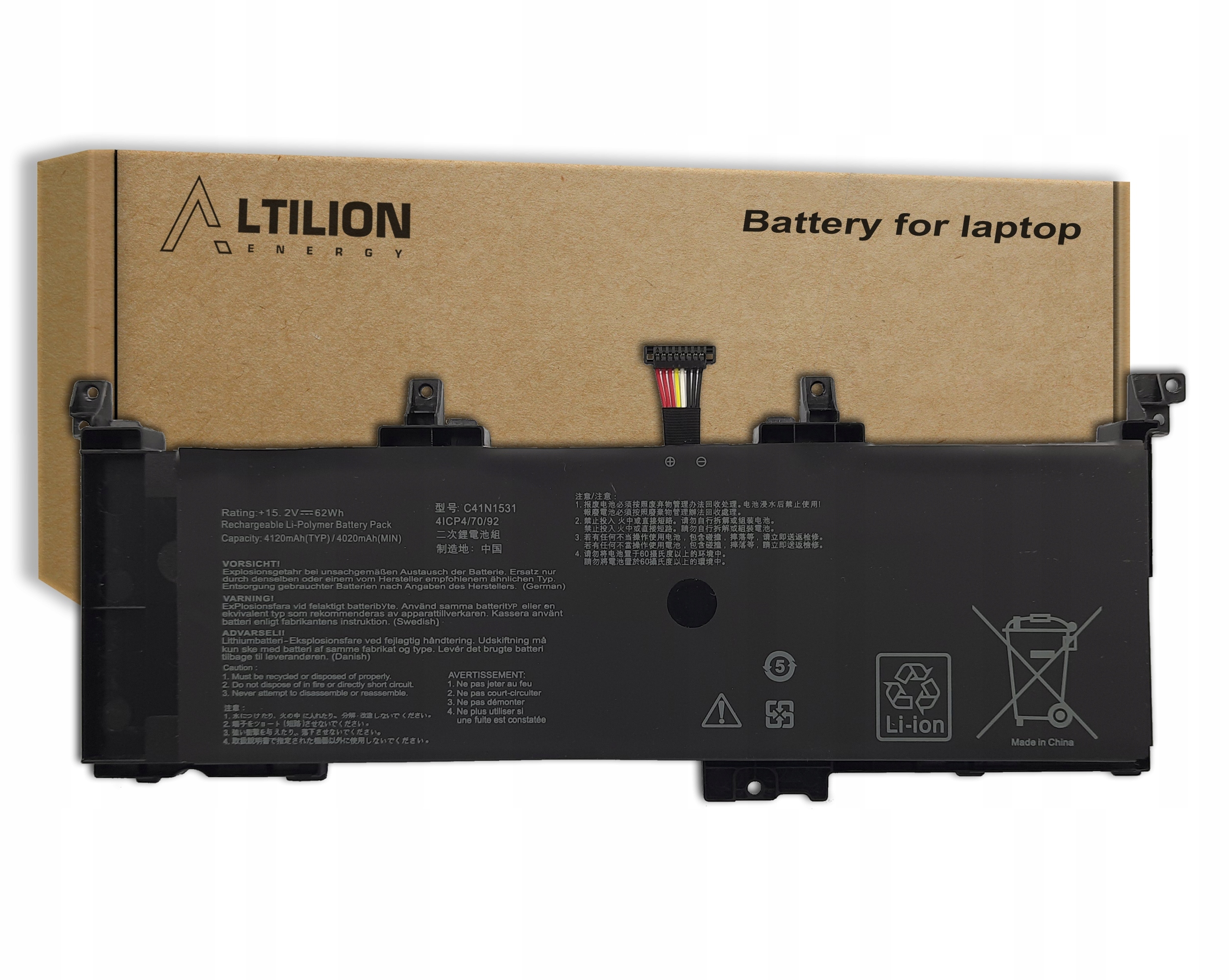 Bateria Altilion Energy C41N1531 kompatybilna z Asus