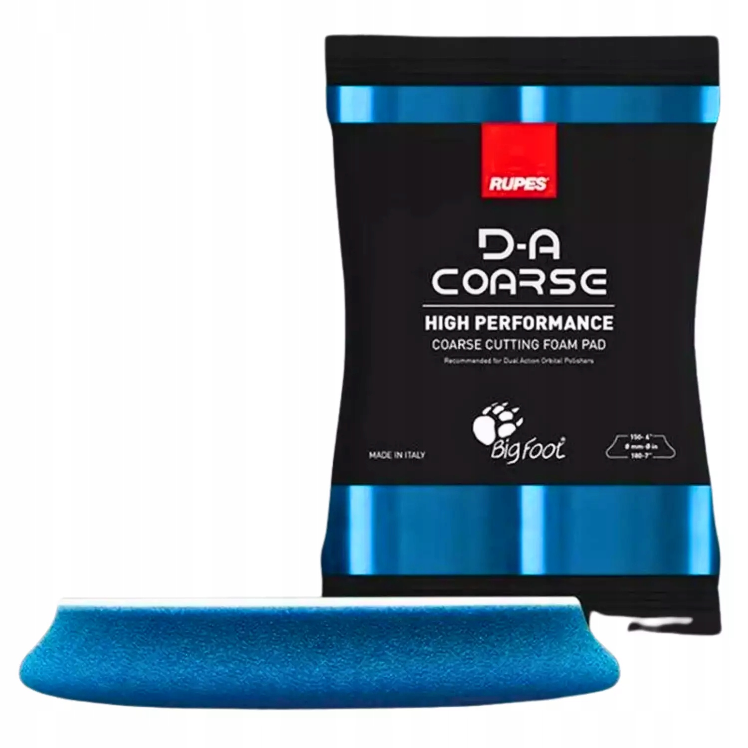 Rupes Da Coarse 80/100mm twarda gabka