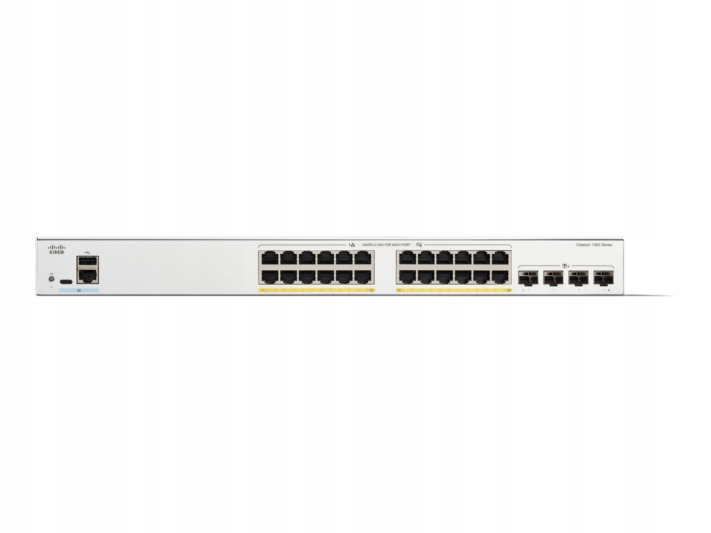 Cisco Catalyst 1300 24-portový Ge PoE so 4x10G