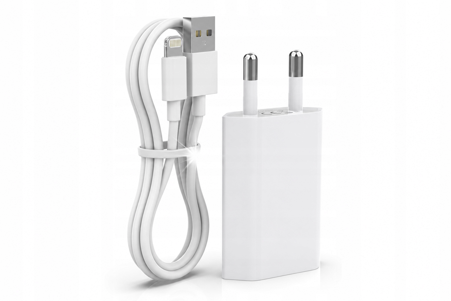 Ładowarka Do iPhone 5V/1A z Kablem Lightning 2.m
