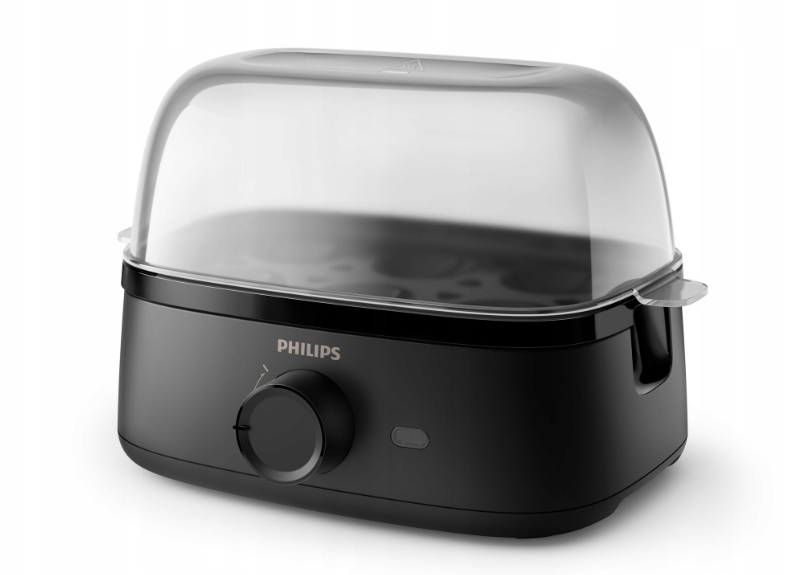 Jajowar Philips HD9137/90 400W 6 jajek na miękko średnio twardo czarny