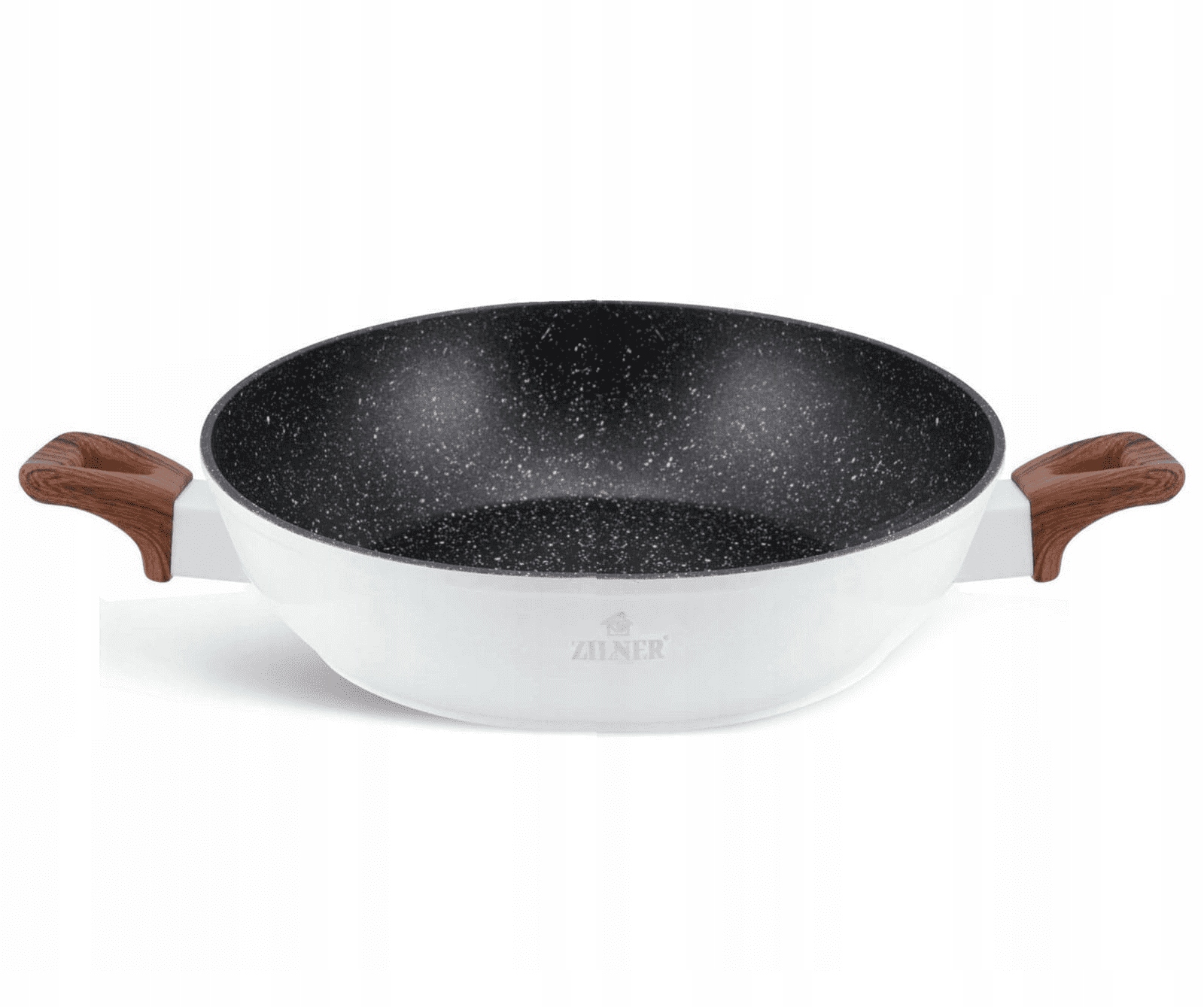 ZESTAW GARNKÓW 15 EL GARNKI ZILNER ZL 8515 Kolor biały czarny