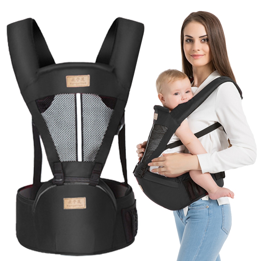 NOSIDEŁKO WIELOFUNKCYJNE NOSIDŁO PAS BIODROWY ERGONOMICZNE 25KG PRZÓD