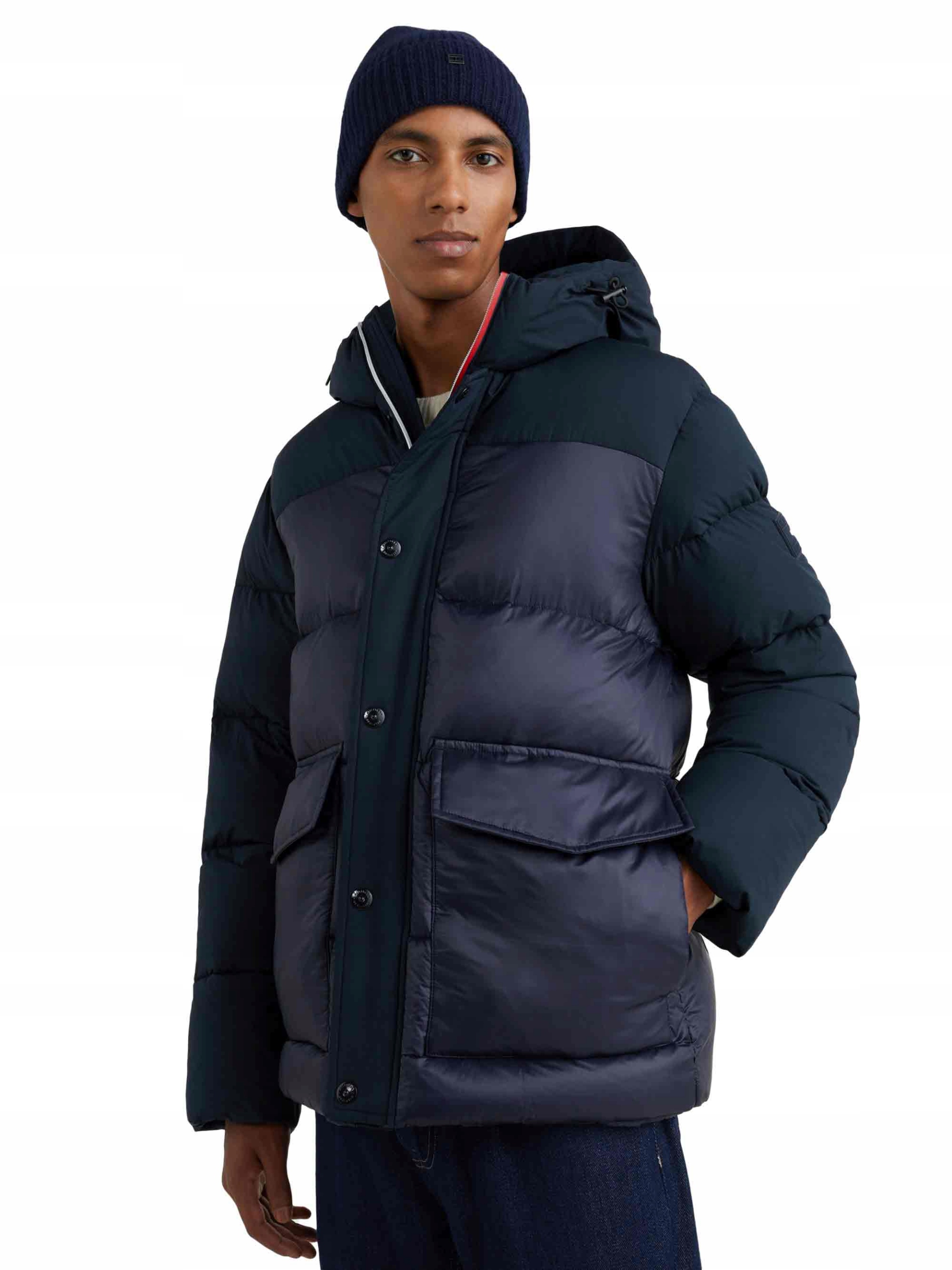 Tommy Hilfiger Kurtka Męska Hooded Granatowa r.M