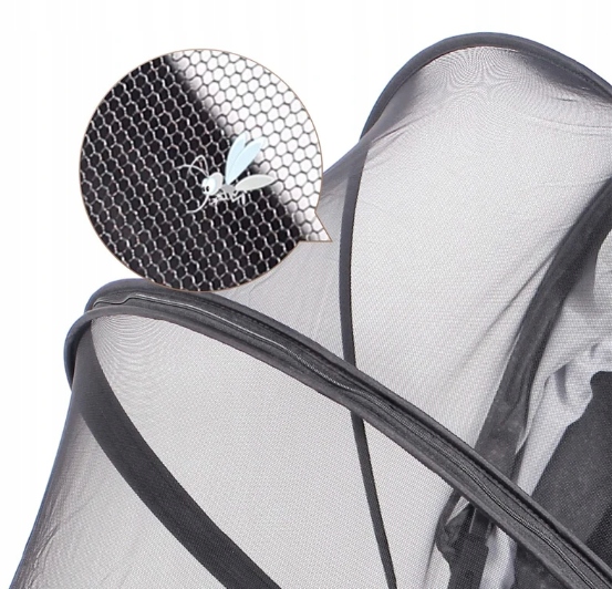 MOSKITIERA SIATKA DO WÓZKA Z GONDOLĄ 3W1 Z ZAMKIEM Stan opakowania oryginalne