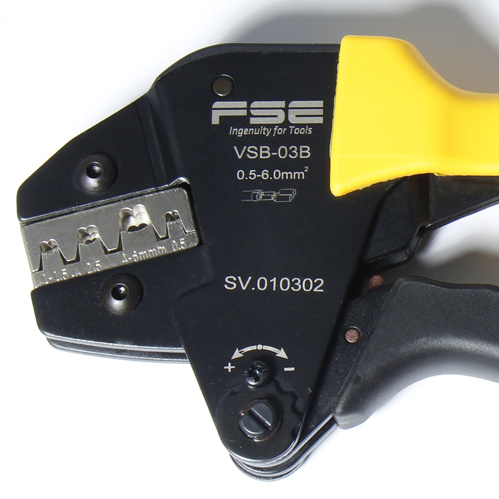 ZACISKARKA PRASKA KONEKTORÓW SAMOCHODOWYCH 0,25 ~ 6,0 mm2 Marka bez marki