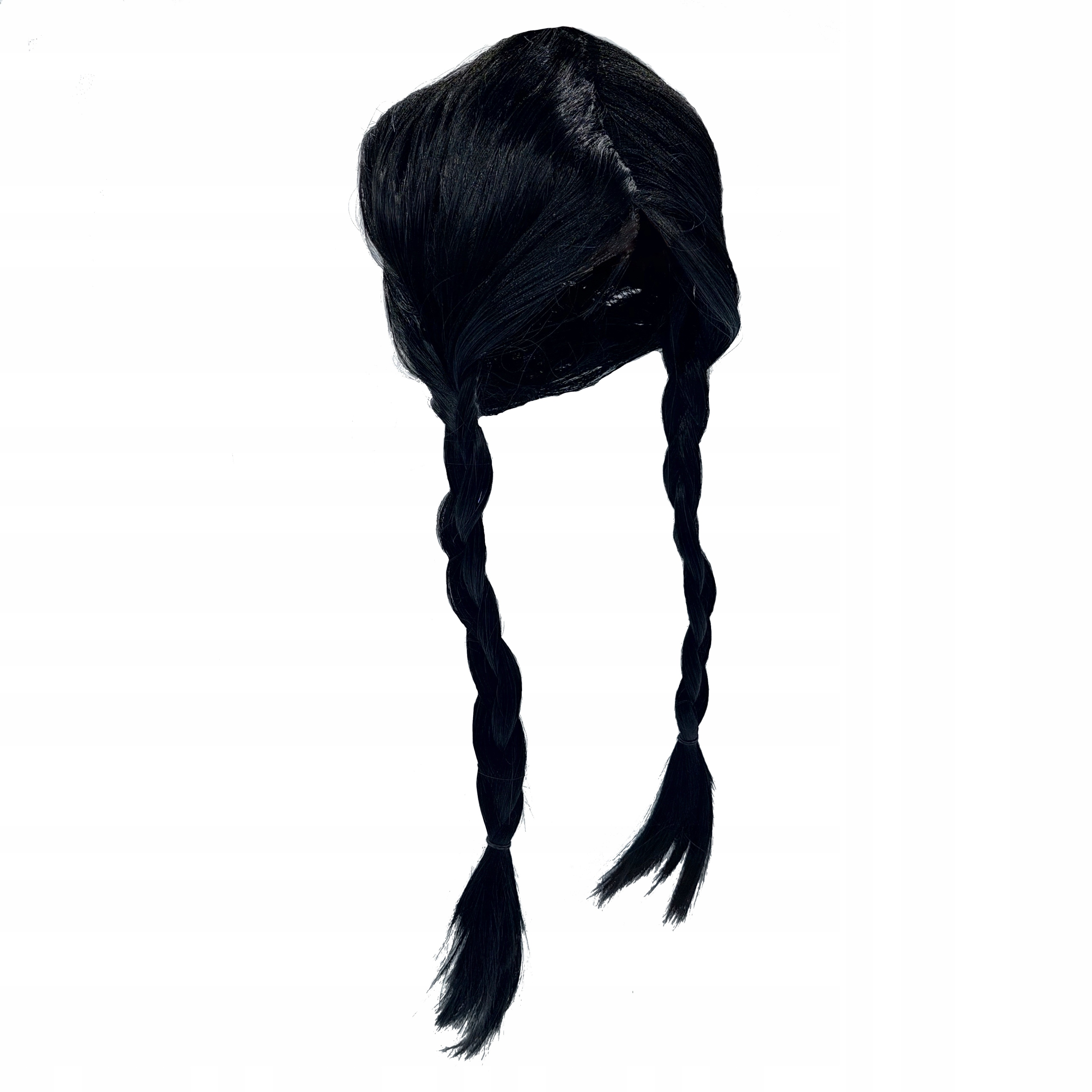 

Peruka Włosy Wednesday Addams Czarna Warkocze