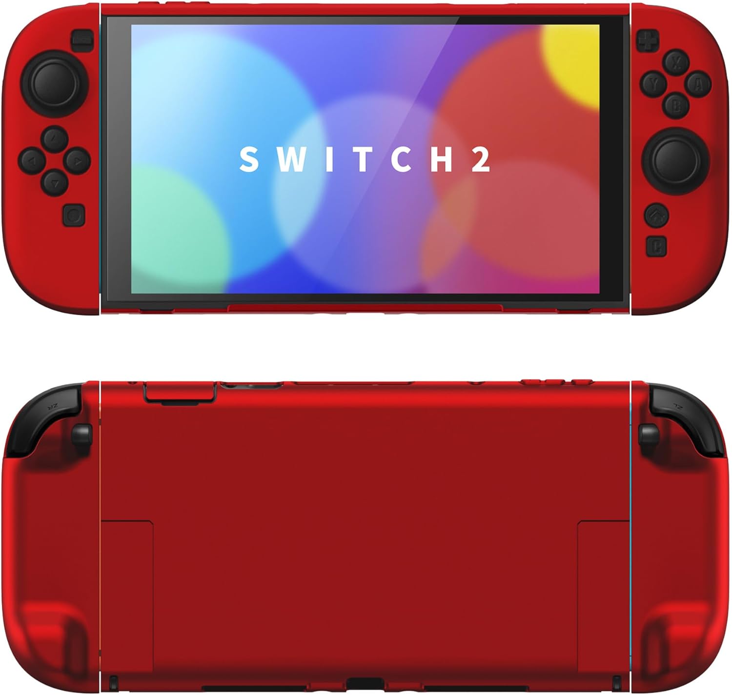ETUI OCHRONNE TWARDE DO NINTENDO SWITCH 2 Z PODSTAWKĄ I UCHWYTEM CZERWONY