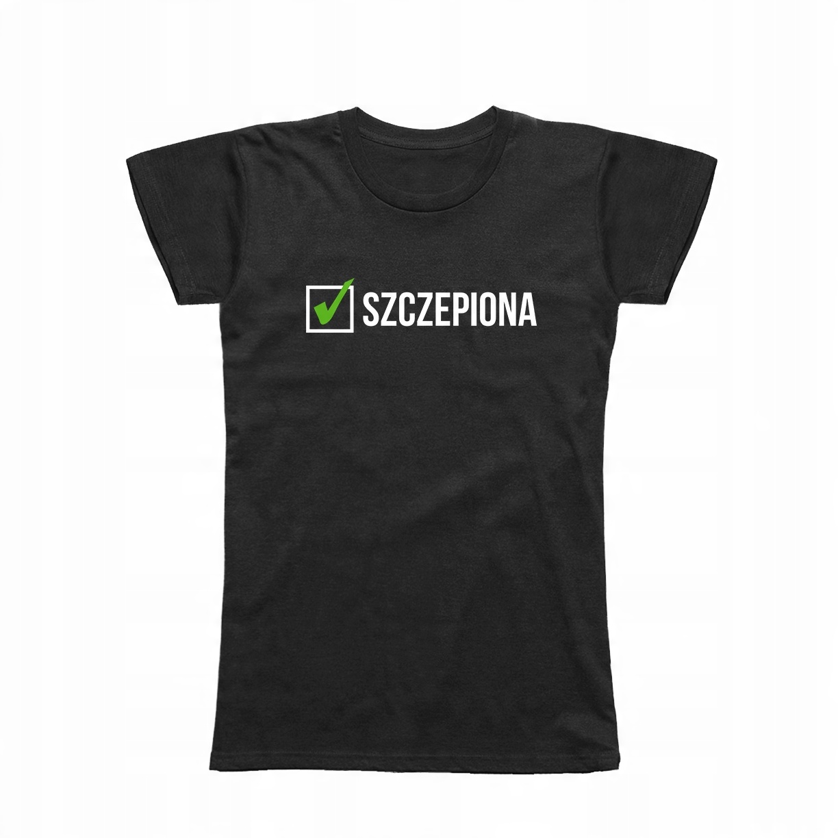 

XXL - Koszulka T-shirt Szczepiona Śmieszna Prezent