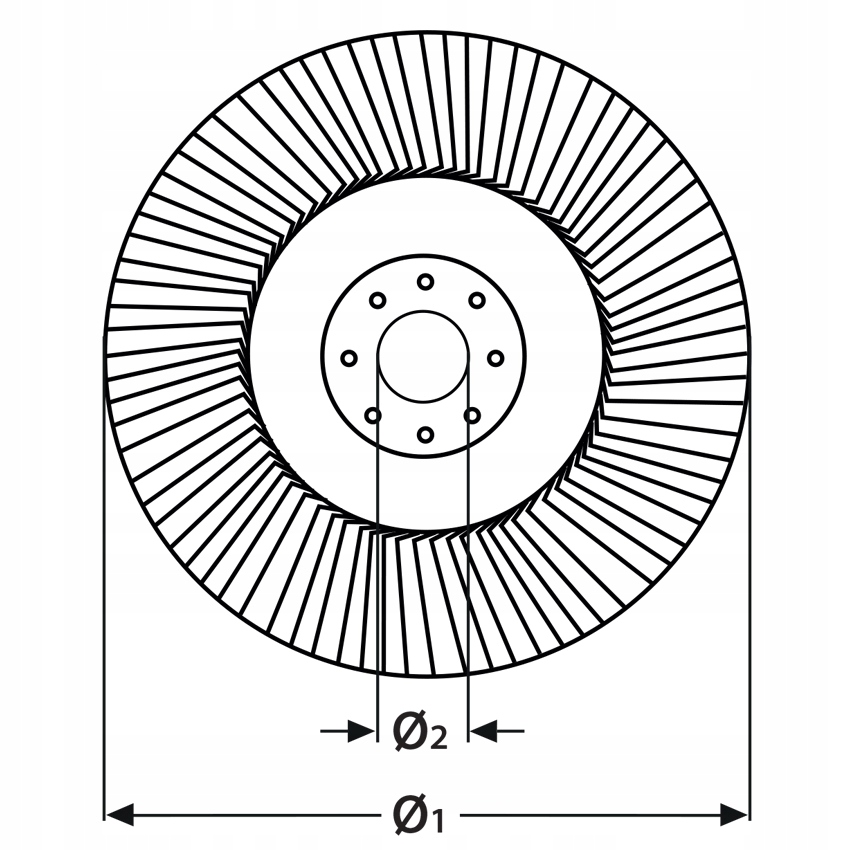 TARCZA ŚCIERNA ŚCIERNICA LISTKOWA K40 125 MM Średnica otworu 22,2mm