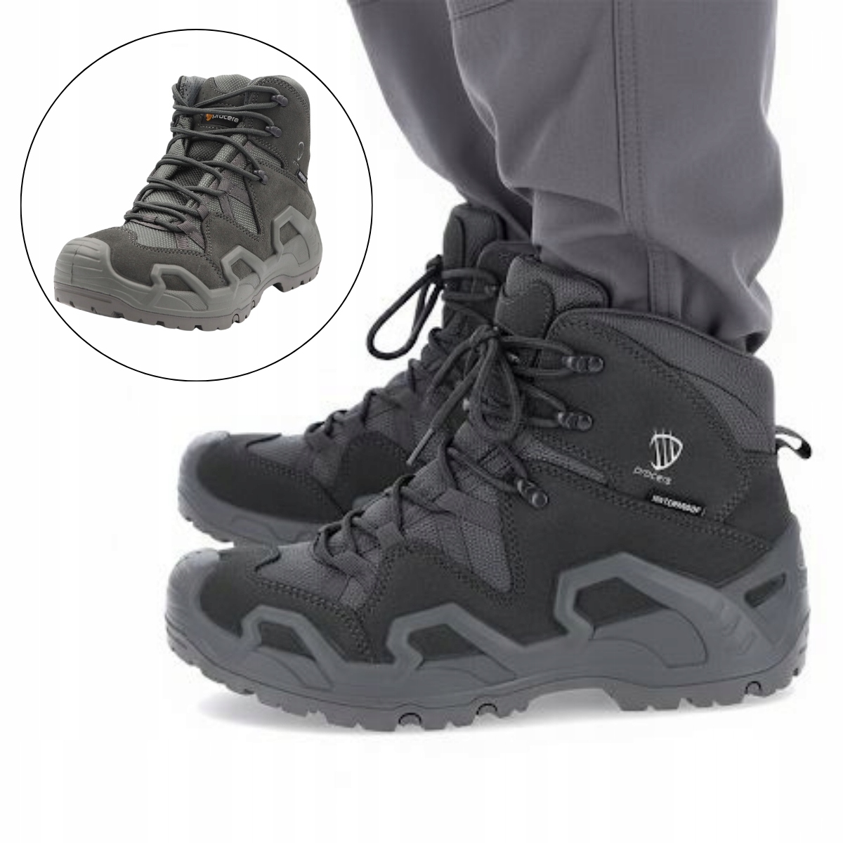 Voděodolné Trekové Boty Membrána Waterproof Taktické Boty 46