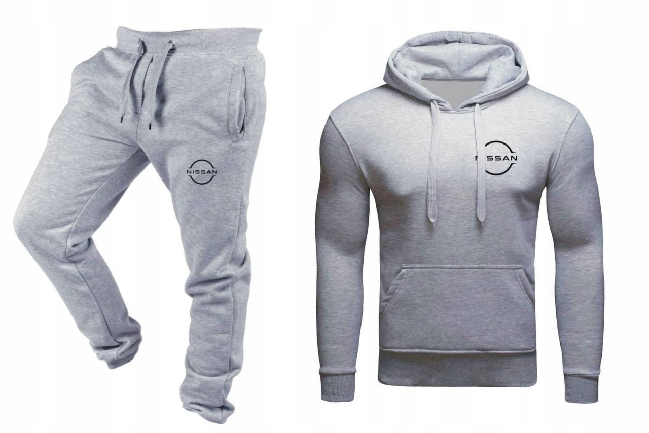 Tepláková Souprava Teplákovka Nissan Mikina A Kalhoty Šedá M