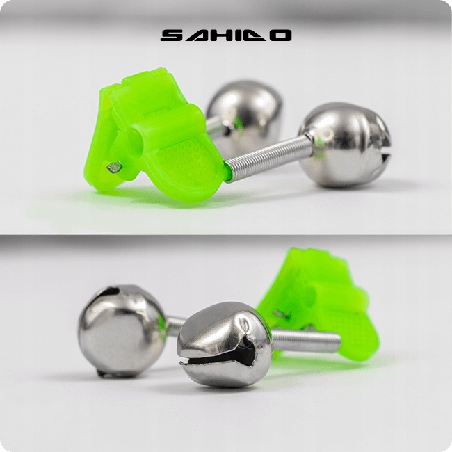 PODWÓJNY DZWONEK WĘDKARSKI Z KLIPSEM SAHIDO ECHO BELL ŚWIETLIK FEEDER GRUNT Kod producenta SH-ECHO_BELL