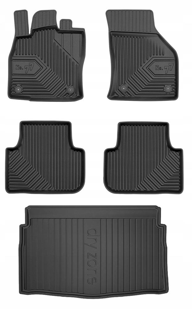 Set 77 Koberce a rohože Vw Golf Sportsvan 2014-2020 d